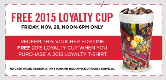Harkins Freebie Free Cup W Shirt Purchase Friday Giveaway On 