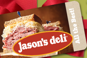 Jason’s Deli Holiday Gift Card Bonus Deal ~ Spend $50, Get $5 Bonus