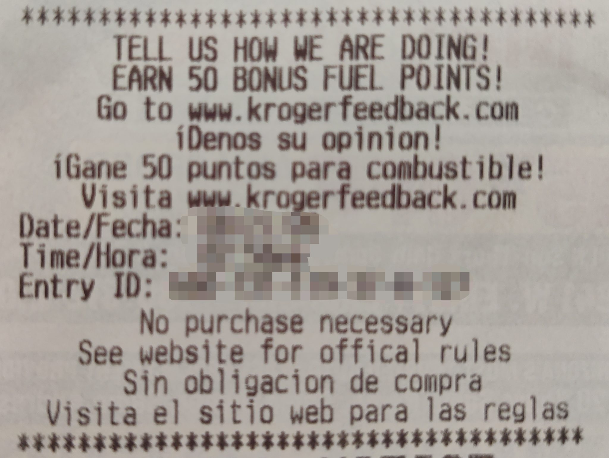 Fry's/Kroger Fuel Point Info + 50 Bonus for taking Survey | Bargain ...