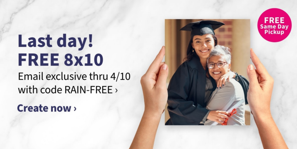 FREE 8x10 Photo From Walgreens! Bargain Believer